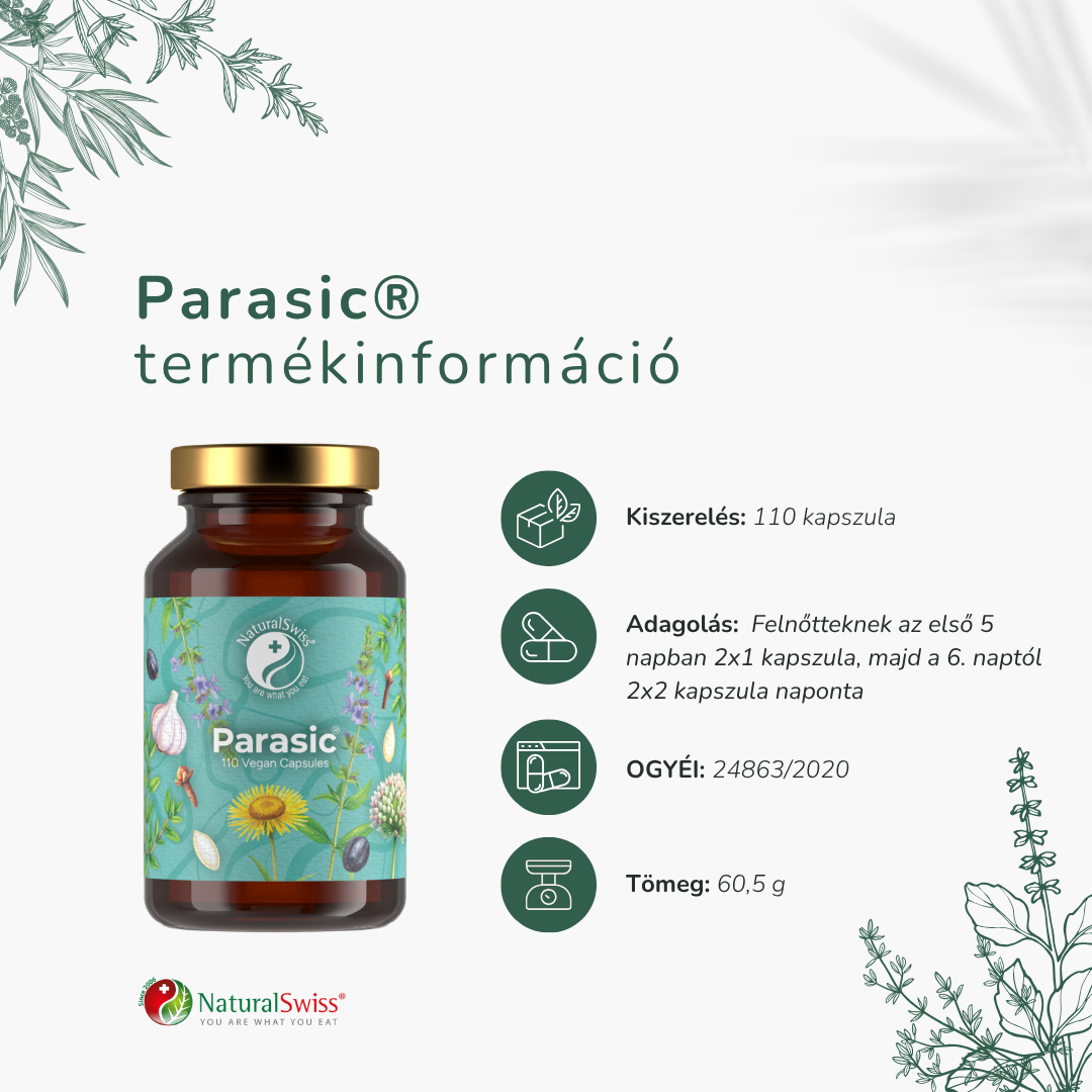Parasic termékinformáció