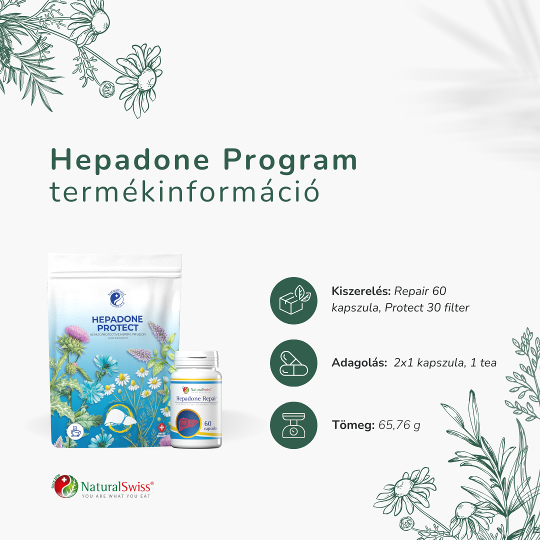 Hepadone Program termékinformáció