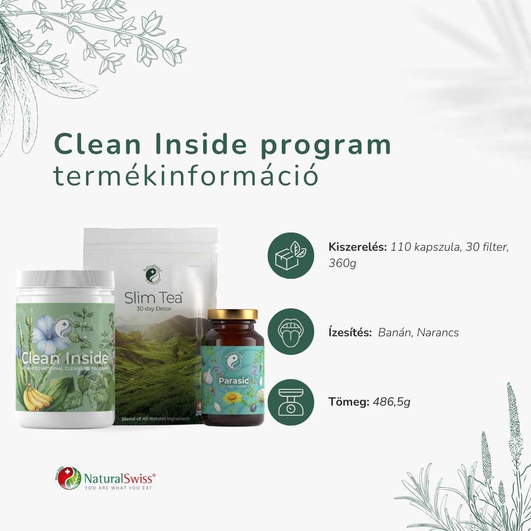 Clean Inside program termékinformáció